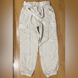 American Eagle Linen Cargo Pants